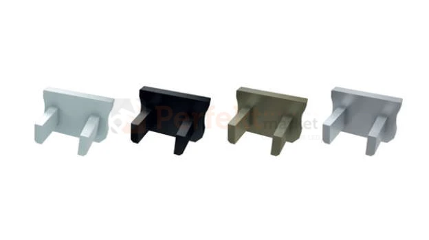 Zaślepki do profilu typ X pełna perfektmarket sklep biała czarna inox szara asortyment_LED oświetlenie_LED końcówki_do_profilu_LED