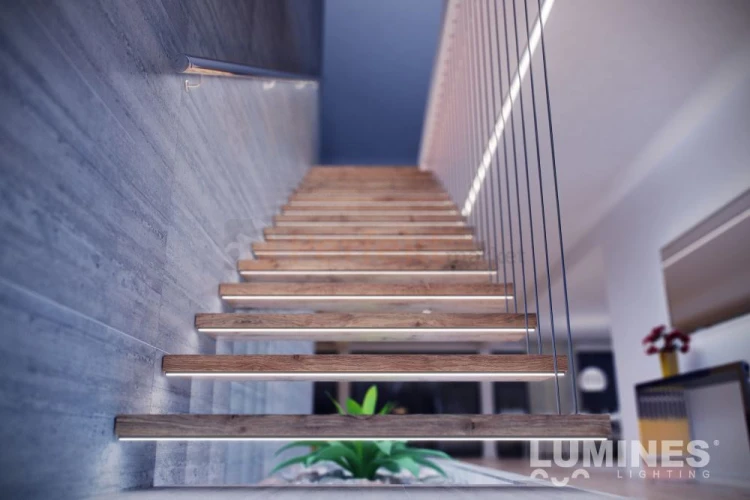 Profil do taśm LED typ D czarny 1 mb LUMINES-D1-CZ sklep perfektmarket