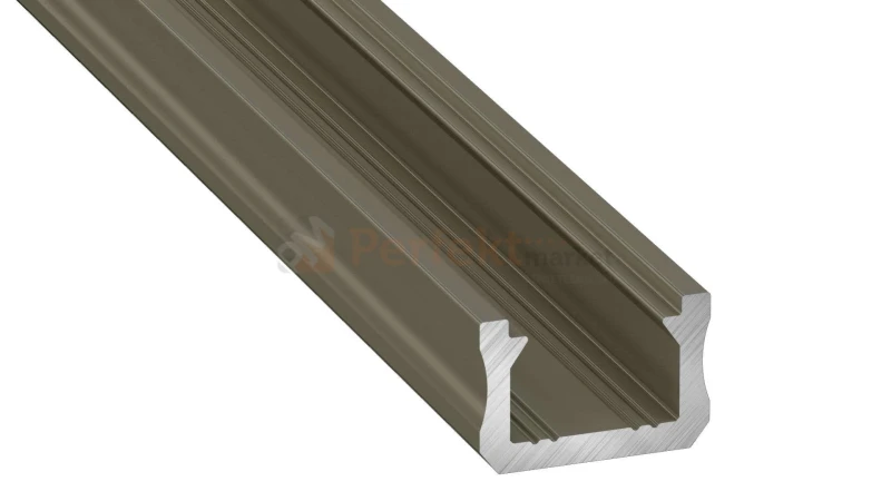 Profil do taśm LED typ X napowierzchniowy inox 1 mb