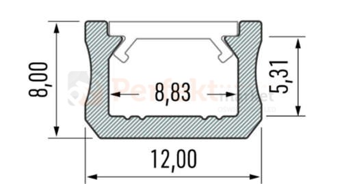 profil aluminiowy meblowy oświetlenie_led led napowierzniowy nawierzchniowy nakladany typ x inox brązowy brąz drewno schodowy pod_schody pod_stopień do_schodów perfektmarket olsztyn.jpg