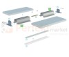 Zaślepki do profilu subli wpuszczany głęboki 
 do_płyt_KG z_otworem aluminiowa alu srebrna biała perfektmarket sklep elektryczny schemat budowa jak_złożyć jak_zamontować oświetlenie_led