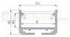 profil aluminiowy meblowy oświetlenie_led led szeroki szerszy napowierzniowy nawierzchniowy nakladany sileda srebrny anodowany perfektmarket olsztyn.jpga