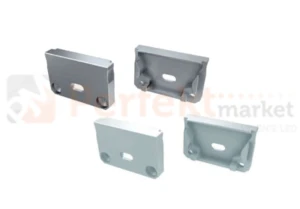 Zaślepki do profilu Sileda - aluminium z otworem