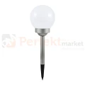 lampa ogrodowa solarna LED oświetlenie_led kula biała panel_słoneczny fotowoltaiczny czujka zmierzchu czujnik_zmierzchu