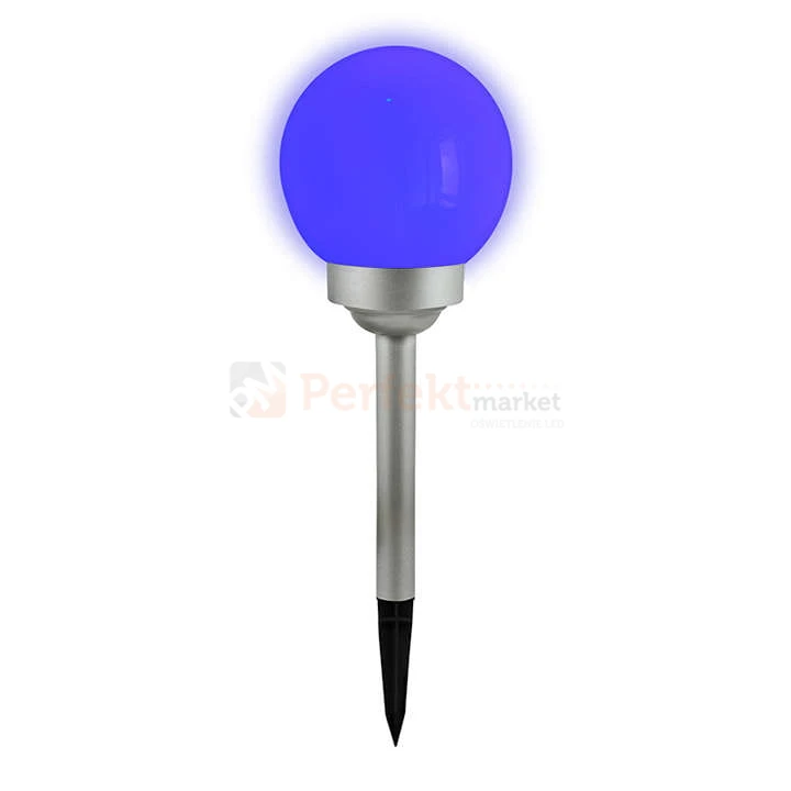 lampa ogrodowa solarna LED oświetlenie_led kula biała panel_słoneczny fotowoltaiczny czujka zmierzchu czujnik_zmierzchu