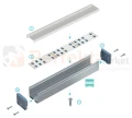 Zaślepki do profilu dileda napowierzniowy głęboki
pełna aluminiowa alu srebrna biała perfektmarket sklep elektryczny oświetlenie_led