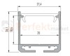 profil aluminiowy meblowy oświetlenie_led led głęboki szeroki szerszy napowierzniowy nawierzchniowy nakladany dileda srebrny anodowany perfektmarket olsztyn.jpga