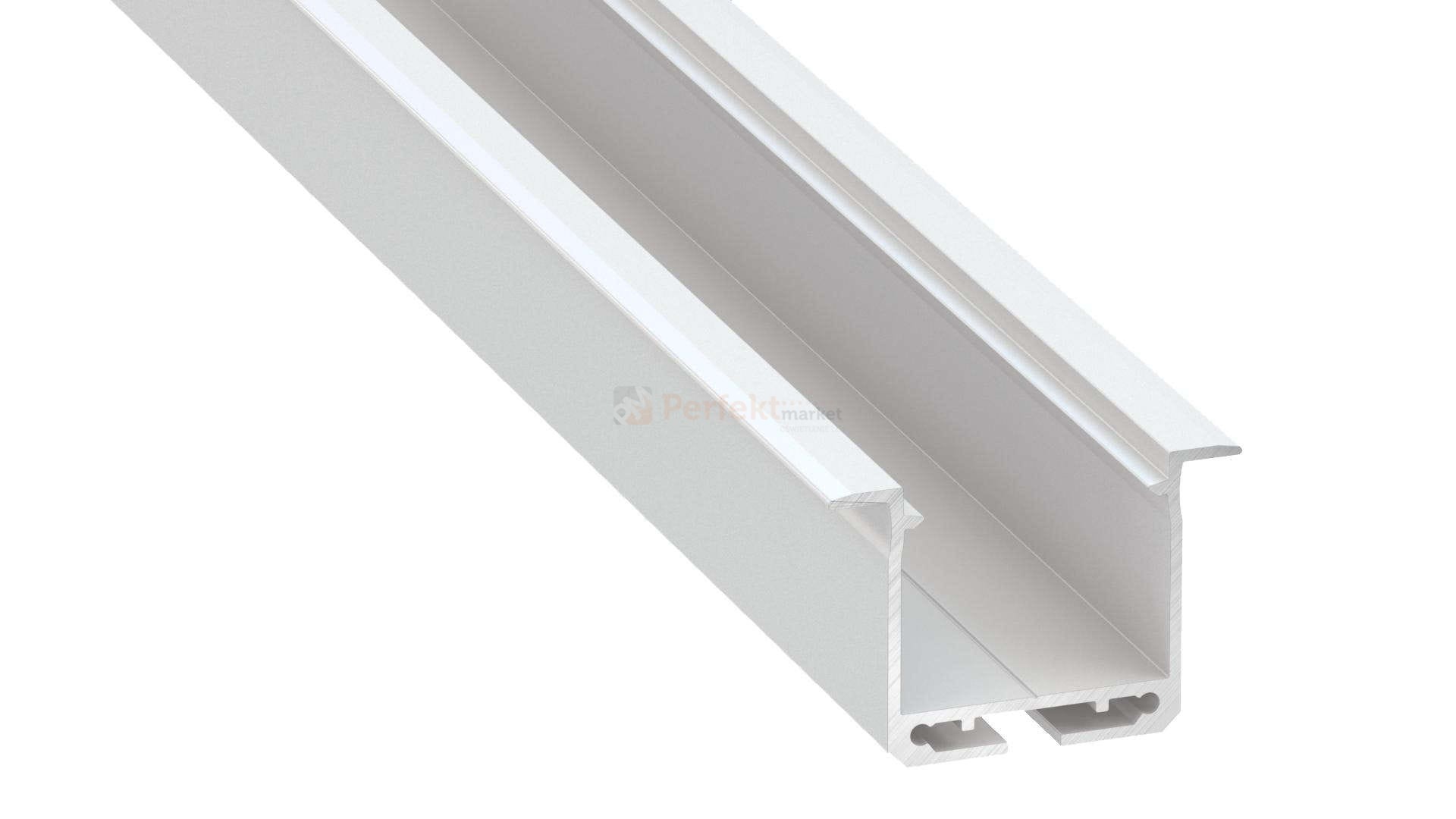 profil aluminiowy meblowy oświetlenie_led led głęboki szeroki szerszy wpuszczany lumines indileda biały lakierowany perfektmarket olsztyn