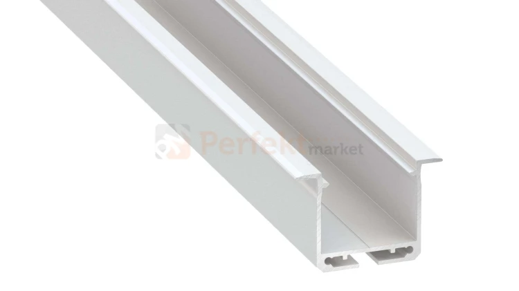 profil aluminiowy meblowy oświetlenie_led led głęboki szeroki szerszy wpuszczany lumines indileda biały lakierowany perfektmarket olsztyn