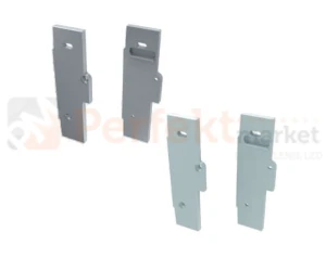 Zaślepka do profilu Tiano aluminium z otworem prawa