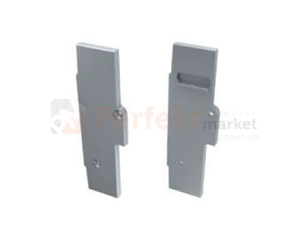 Zaślepki do profilu tiano pełna aluminiowa alu srebrna biała perfektmarket sklep elektryczny oświetlenie_led