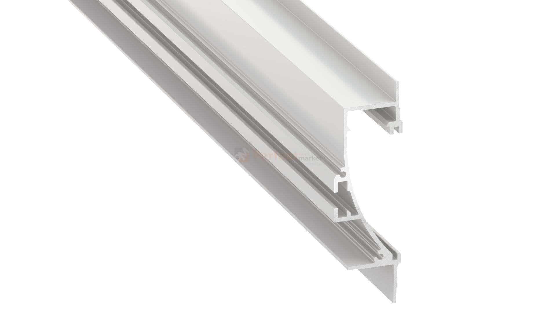 profil aluminiowy meblowy oświetlenie_led led wpuszczany przypodłogowy TIANO biały lakierowany oświetlenie_schodowe anodowany perfektmarket olsztyn