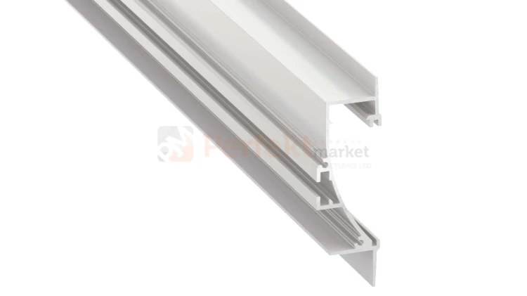 profil aluminiowy meblowy oświetlenie_led led wpuszczany przypodłogowy TIANO biały lakierowany oświetlenie_schodowe anodowany perfektmarket olsztyn