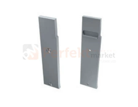 Zaślepki do profilu Flaro pełna aluminiowa alu srebrna biała perfektmarket sklep elektryczny oświetlenie_led