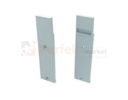 Zaślepki do profilu Flaro pełna aluminiowa alu srebrna biała perfektmarket sklep elektryczny oświetlenie_led