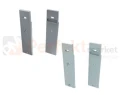Zaślepki do profilu Flaro z otworem aluminiowa alu srebrna biała perfektmarket sklep elektryczny oświetlenie_led