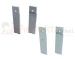 Zaślepki do profilu Flaro z otworem aluminiowa alu srebrna biała perfektmarket sklep elektryczny oświetlenie_led