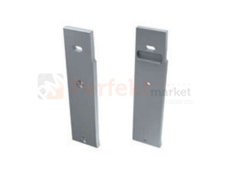 Zaślepki do profilu Flaro z otworem aluminiowa alu srebrna biała perfektmarket sklep elektryczny oświetlenie_led