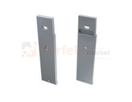 Zaślepki do profilu Flaro z otworem aluminiowa alu srebrna biała perfektmarket sklep elektryczny oświetlenie_led