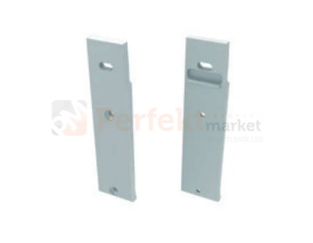 Zaślepki do profilu Flaro z otworem aluminiowa alu srebrna biała perfektmarket sklep elektryczny oświetlenie_led