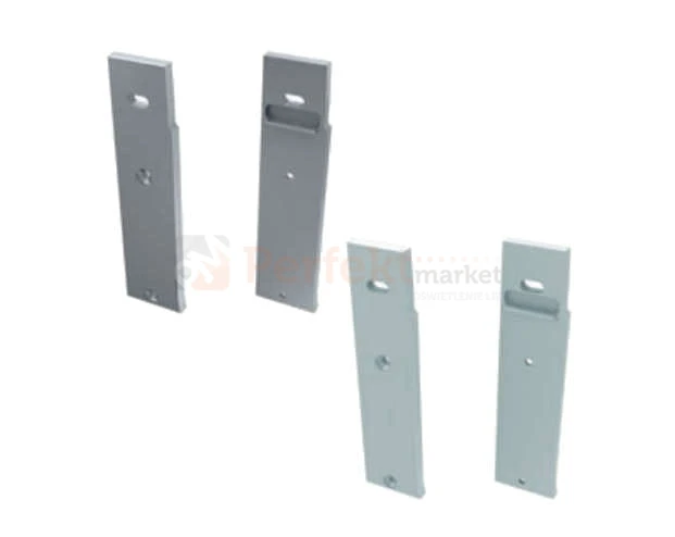 Zaślepki do profilu Flaro z otworem aluminiowa alu srebrna biała perfektmarket sklep elektryczny oświetlenie_led