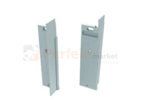 Zaślepki do profilu Flaro z otworem aluminiowa do_zabudowy alu srebrna biała perfektmarket sklep elektryczny oświetlenie_led