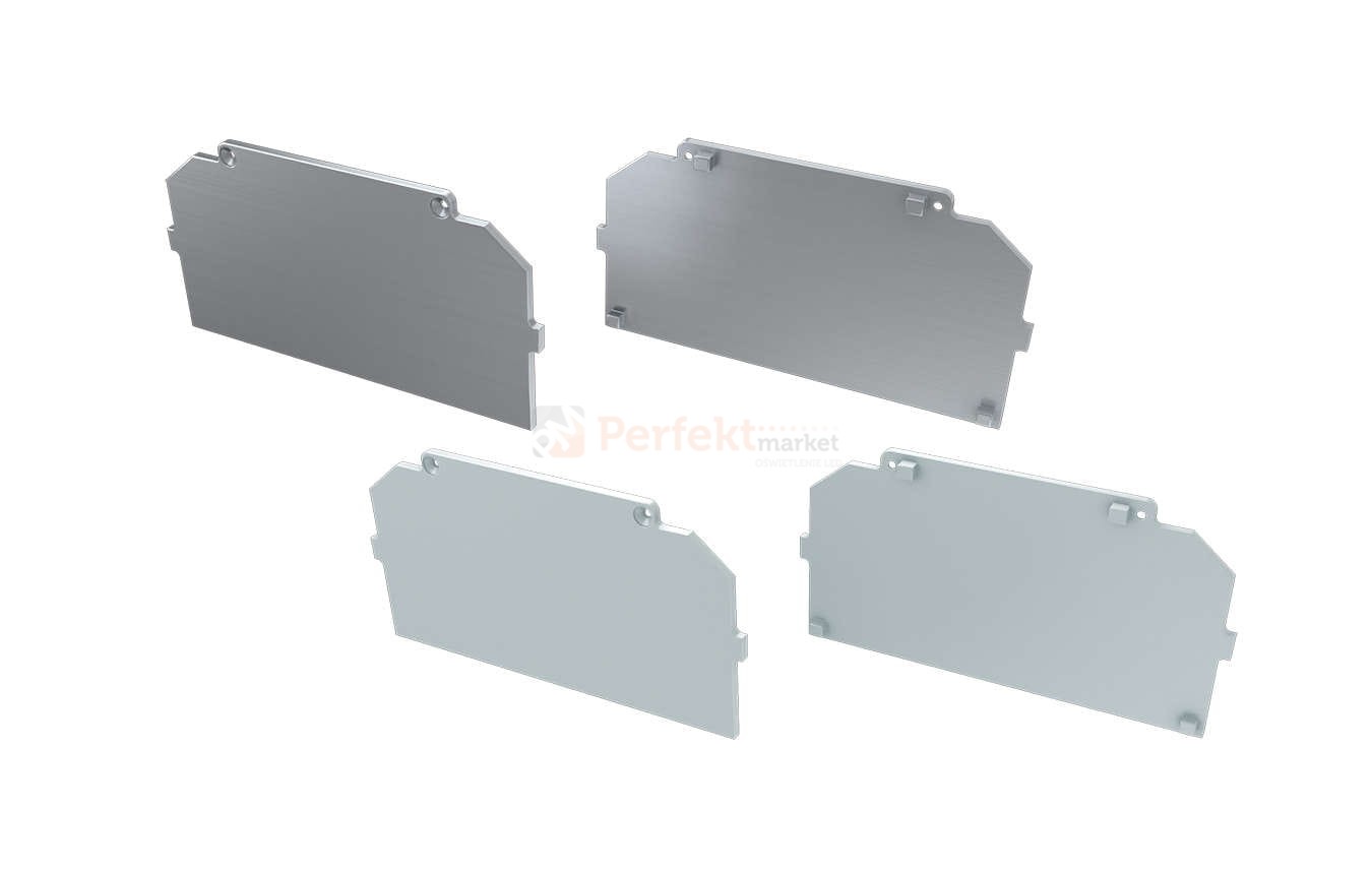 Zaślepki do profilu inLargo lumines wpuszny głęboki szeroki z_otworem aluminiowa alu srebrna biała perfektmarket sklep elektryczny oświetlenie_led