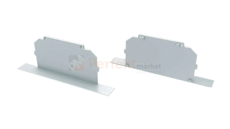 Zaślepki do profilu Largo M3 pełna lumines wpuszny głęboki szeroki z_otworem aluminiowa alu srebrna biała perfektmarket sklep elektryczny oświetlenie_led