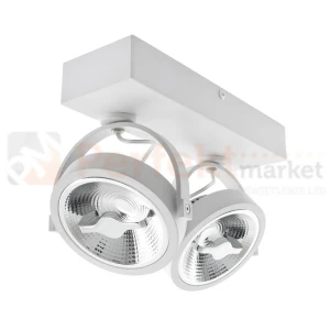Oprawa natynkowa spot LUGAR WHITE 2xAR111 GU10 Milagro