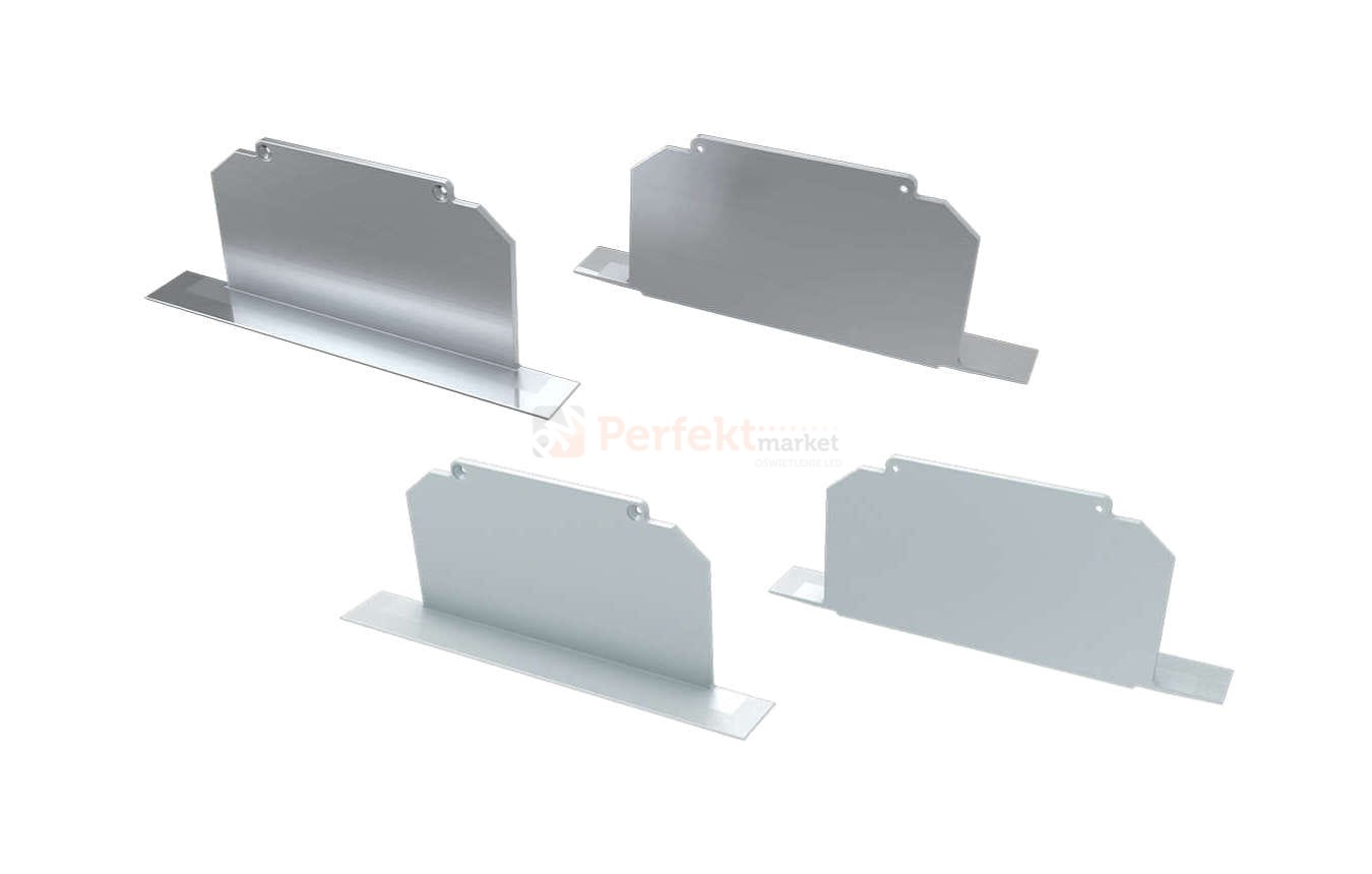 Zaślepki do profilu largo_m4 lumines wpuszny głęboki  aluminiowa alu srebrna biała perfektmarket sklep elektryczny oświetlenie_led