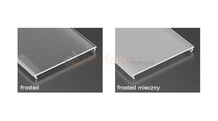 klosz mleczny transparentny mrożony profil aluminiowy super_wide frosted mleczny szeroki perfektmarket sklep_z _oświetleniem oświetlenie_LED