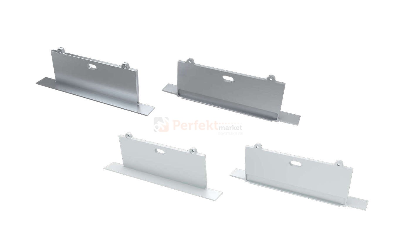 Zaślepki do profilu Sorga lumines wpuszny  do_zabudowy z_otworem aluminiowa alu srebrna biała perfektmarket sklep elektryczny oświetlenie_led