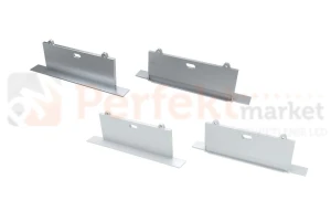 Zaślepki do profilu Sorga aluminium z otworem