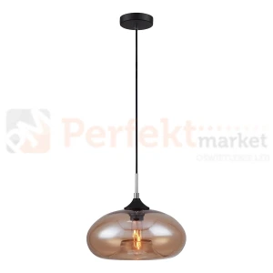 Lampa wisząca VALIO MDM2093/1 C Italux szklana lustrzana skandynawska