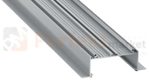 Profil aluminiowy Sorga do taśm LED wpuszczany srebrny anodowany 3 mb
