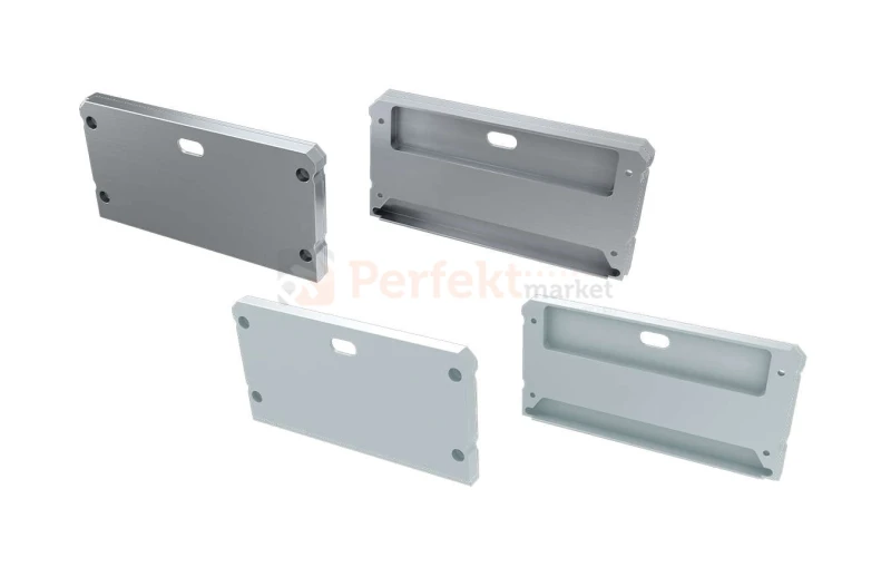 Zaślepka do profilu Largo aluminium z otworem