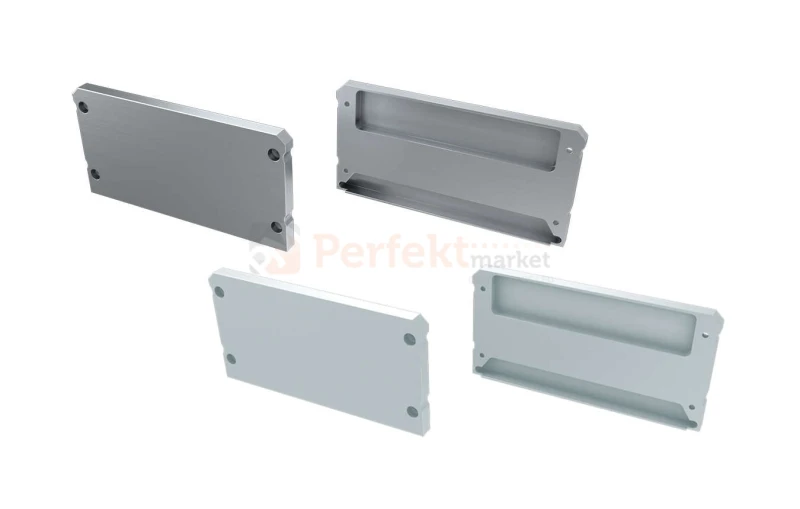 Zaślepki do profilu Largo lumines wpuszczany z_otworem aluminiowa alu srebrna biała schemat instalacja rysunek perfektmarket sklep elektryczny oświetlenie_led