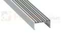 profil aluminiowy meblowy oświetlenie_led led głęboki szeroki szerszy wpuszczany napowierzchniowy Largo srebrny anodowany perfektmarket