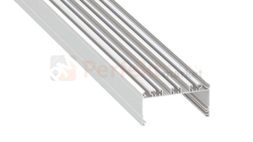 profil aluminiowy meblowy oświetlenie_led led głęboki szeroki szerszy wpuszczany napowierzchniowy Largo lakierowany biały perfektmarket