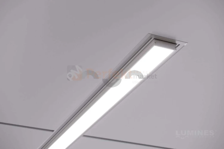 profil aluminiowy meblowy oświetlenie_led led głęboki szeroki szerszy wpuszczany napowierzchniowy Largo lakierowany biały perfektmarket