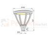 Oprawa LED Round 40W IP65 SMD 4000K wymiary perfektmarket.jpg