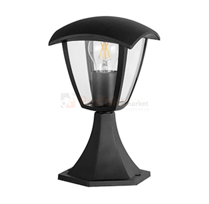lampa zewnętrzna klasyczna stojąca IGMA IP44 czarna montaż perfektmarket.webp
