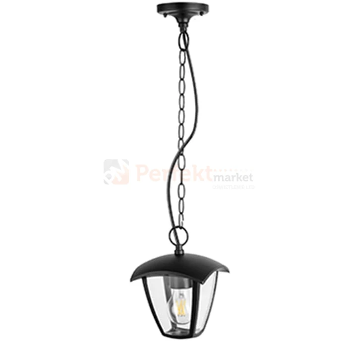 lampa wisząca zewnętrzna klasyczna IGMA IP44 czarna montaż perfektmarket.webp