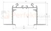 profil aluminiowy oświetlenie_led led głęboki montażowy pomocniczy talia_m3 srebrny anodowany perfektmarket olsztyn
