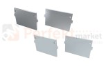 Zaślepki do profilu talia_m3 lumines bez_otworu pełna aluminiowa alu srebrna biała perfektmarket sklep elektryczny oświetlenie_led