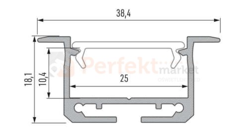 Profil aluminiowy LED inSILEDA oświetlenie_LED oswetlenie_sufitowe ścienne biały lakierowany perfektmarket.jpg