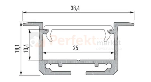 Profil aluminiowy LED inSILEDA oświetlenie_LED oswetlenie_sufitowe ścienne biały lakierowany perfektmarket.jpg