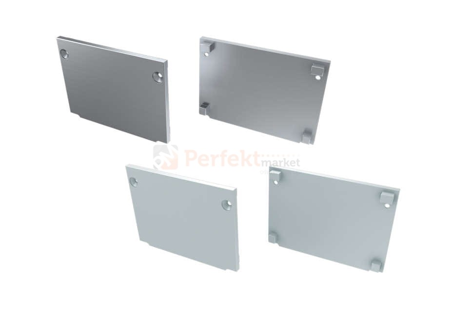 Zaślepki do profilu talia_m4 lumines bez_otworu pełna aluminiowa alu srebrna biała perfektmarket sklep elektryczny oświetlenie_led