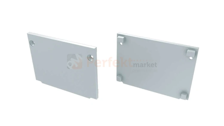 Zaślepki do profilu talia_m4 lumines bez_otworu pełna aluminiowa alu srebrna biała perfektmarket sklep elektryczny oświetlenie_led