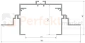 profil aluminiowy oświetlenie_led led głęboki montażowy pomocniczy talia_m4 srebrny anodowany perfektmarket olsztyn